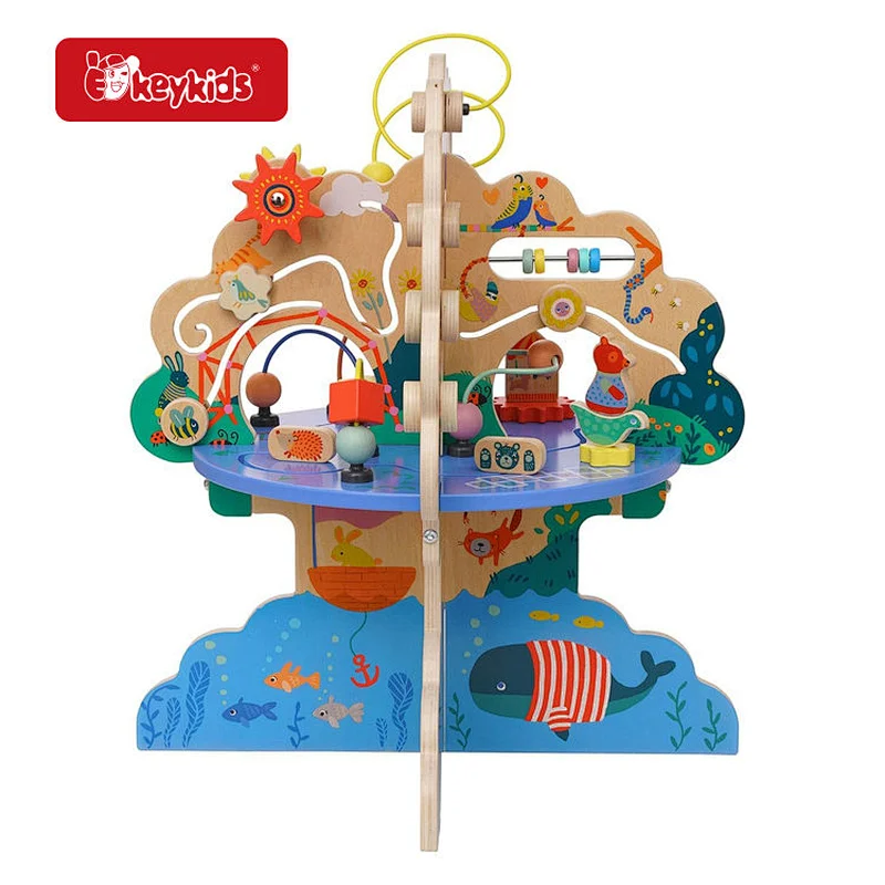 OEM Toddler Activity Tables Wooden Activity Center for Play and Learning W12D598